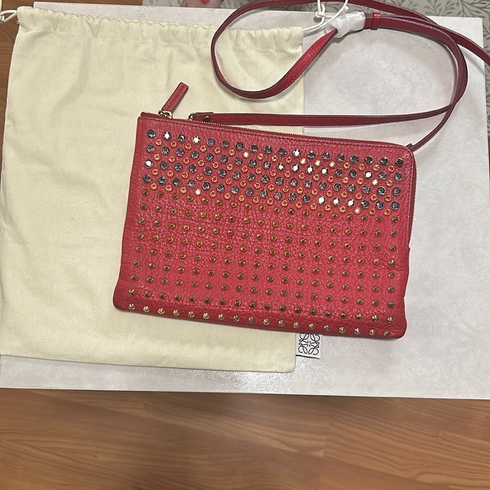 Studded gorgeous MCM crossbody.
